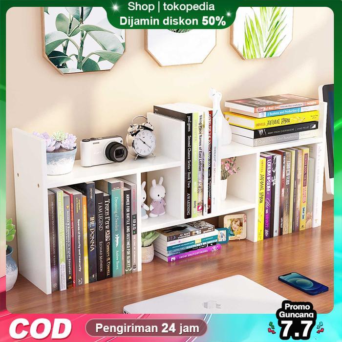 [AK]Rak buku aesthetic/rak buku kamar/rak buku sekolah anak/Buku/rak buku serbaguna Mini Portable