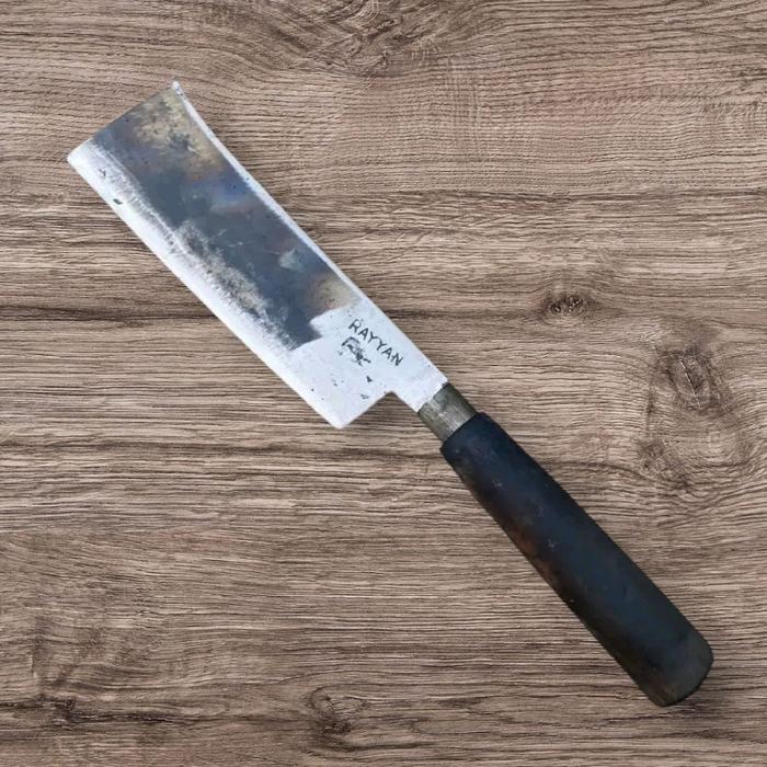 Pisau Cincang Daging Potong Tulang Ayam Dan Kupas Kelapa Muda P.bilah 23cm L.bilah 6cm Baja Per