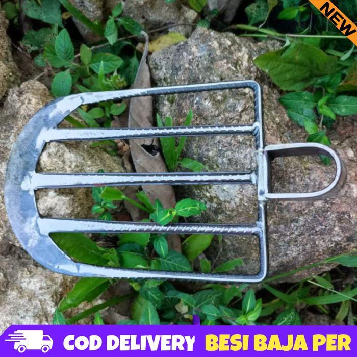 Cangkul Pacul Lubang Anti Lengket - Cangkul Tanah isen Per Baja asli