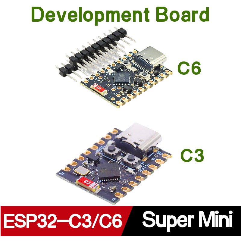 Original Esp32-C6 Esp32-C3 Super Type-C Development Board Brand New Esp32-C3Fh4 Esp32-C6Fh4 Wifi