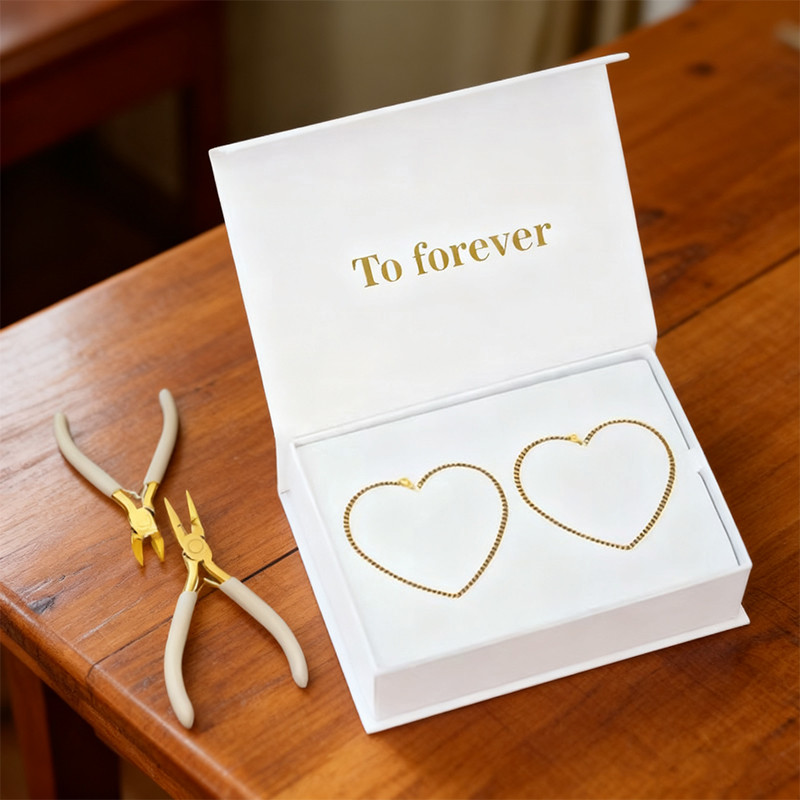 2025 New Permanent Eternal Bracelet Couple Jewelry Diy Fashion Bracelet Kit Valentine'S Gift For