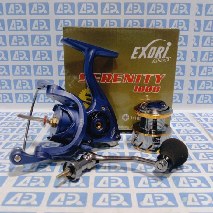 REEL EXORI SERENITY 3000 7+1 BB POWER HANDLE BONUS KAIL PANCING