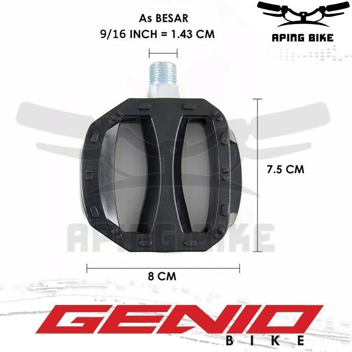 Murah Pedal Genio PD-611 Pedal Sepeda Anak BMX Mini Lipat Ukuran 12 16 18 Non COD