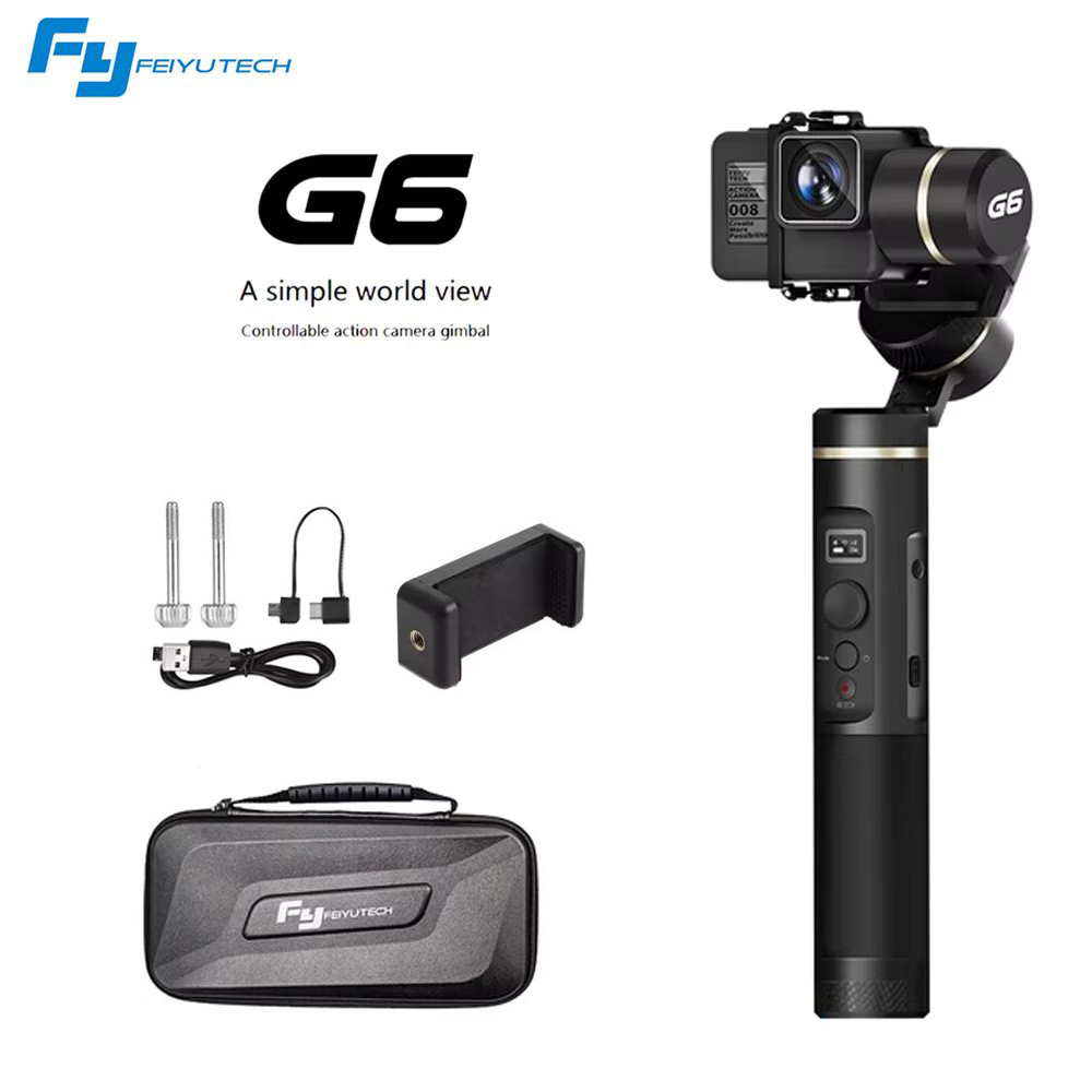 Hot Feiyutech Feiyu G6 Splash Proof 3-axis Handheld Gimbal for Gopro HERO5 6 Action Camera