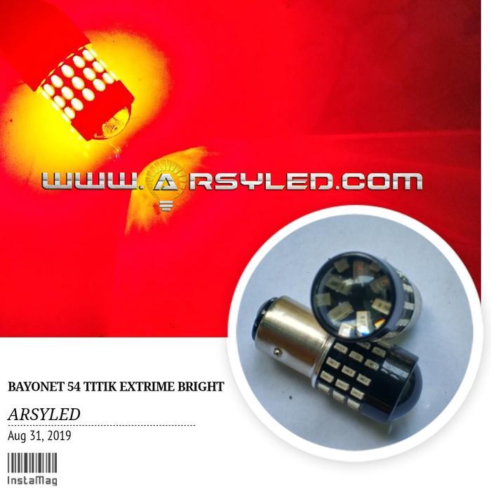 ARSY LED Lampu REM mobil Avanza Xenia Ertiga Datsun 54 Titik Lensa 360 Car