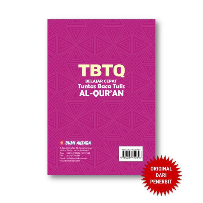 Promo Belajar Cepat Tuntas Baca Tulis Al-Qur'An ( Tbtq ) Jilid Ii