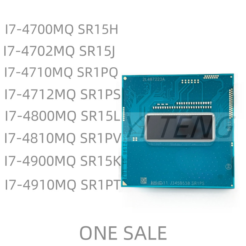 (1pcs) I7-4700MQ 4702MQ 4710MQ 4712MQ 4800MQ 4810MQ 4900MQ 4910MQ Fourth generation notebook CPU