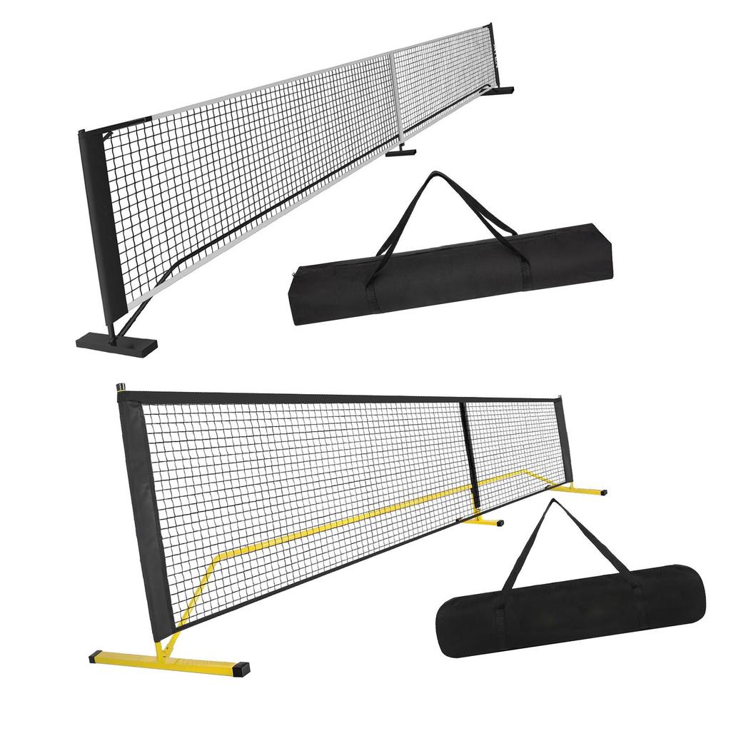 Pickleball Net Set 22ft Regulation Size Pickleball Net Iron Frame with Storage