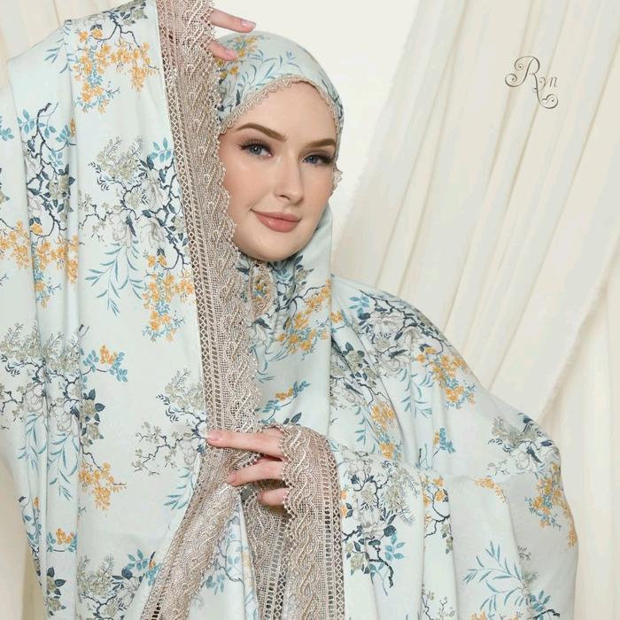 Ryn Rayyan Official Mukena Rayyan Isyana Series Mukena Dewasa Travelling Rayon RYN Super Jumbo