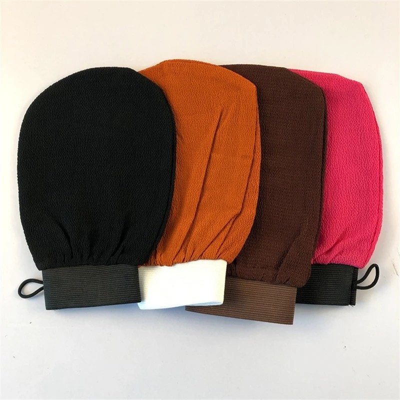 Rayon Bathing Gloves Multicolor Single Layer Rubbing Dead Skin Exfoliating Bathing Gloves Bathing