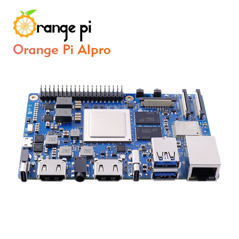 Orange Pi AIPro Rockchip RK3588S Development Board AIPro Ascend AI Processor 8 TOPWiFi Bluetooth