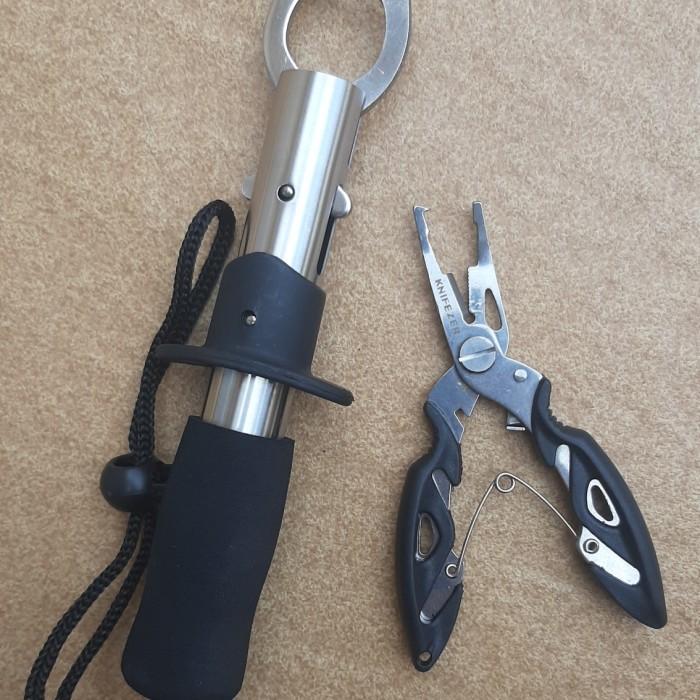 Paket Alat FISH GRIP dan TANG GUNTING Pancing Gratis Ongkir