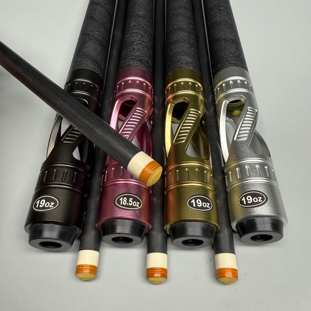 Carbon Pool Cue 11.8mm Cue Full Carbon Pure Carbon Black Technology Billiards Cue Stick Shaft Butt