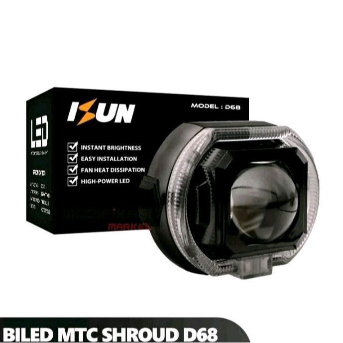 ISUN BILLED MTC SHROUD D68 LAMPU LED Motorcycle