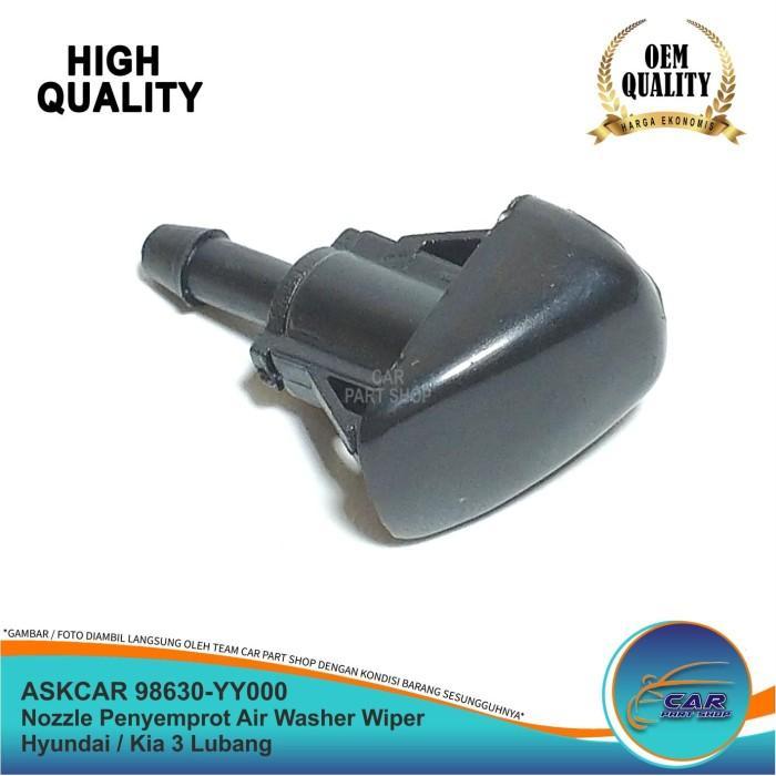 Nozzle Nozel Nosel Penyemprot Air Washer Wiper Hyundai Kia 3 Lubang