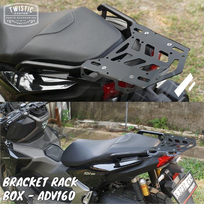 BRACKET DUDUKAN TOP BOX RACK BEHEL TAS PANNIER MOTOR HONDA ADV 160