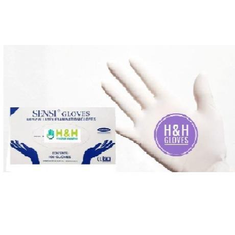 Sarung Tangan Sensi / Sarung Tangan Latex Sensi ( Powder)