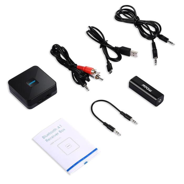 MPOW MP-BH100AB Bluetooth 4.1 Music Receiver Audio Adapter W Noise Iso