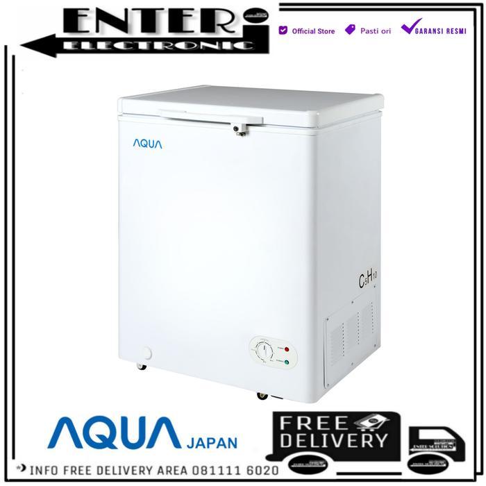 AQUA JAPAN AQF120FR - CHEST FREEZER AQUA SANYO 120 LITER AQF 100FR