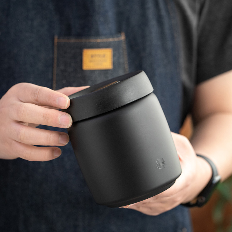 CAFEDE KONA STAINLESS STEEL SEALED TANK STAINLESS STEEL VACUUM SEALED CANISTERS FOR COFFEE