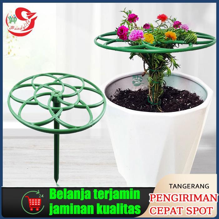 Tiang Penyangga Tanaman Rambat/Bunga Anggrek Setengah Lingkaran