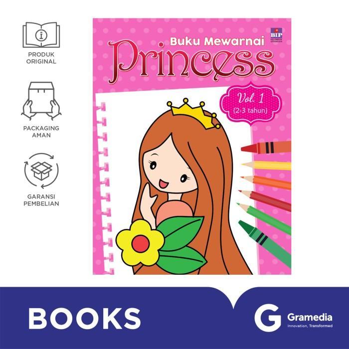 Buku Mewarnai Princess Vol.1