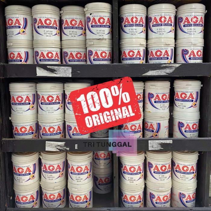 CAT AGA 100cc 100ml POSTER AKRILIK SERBAGUNA LUKIS ACRYLIC Paint Warna