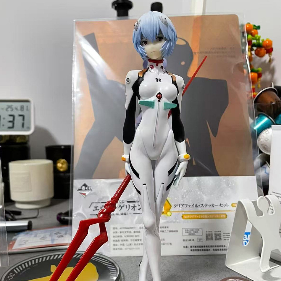 23CM Anime NEON GENESIS EVANGELION EVA Ayanami Rei kawaii figure PVC model toys doll collect