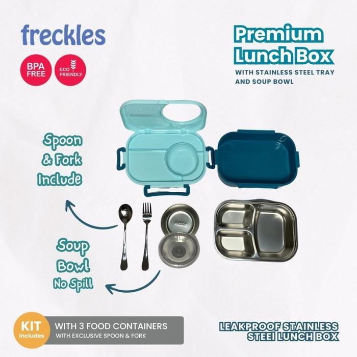 FRECKLES PREMIUM STAINLESS STEEL LUNCH BOX