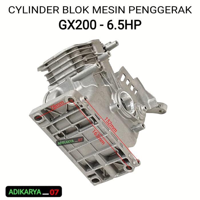 CYLINDER BLOCK BORINGAN BLOK MESIN GX160 5.5HP HONDA CYLINDER BLOCK MESIN PENGGERAK GX160 GX200