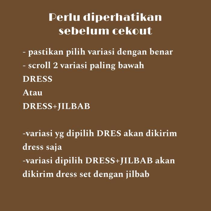 Arsy Midi Dress Set Hijab Gamis Lebaran Rayon Motif