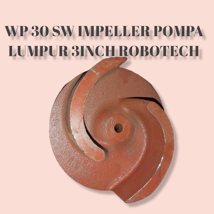 Stok Baru impeller pompa lumpur 3 inch merk robotech