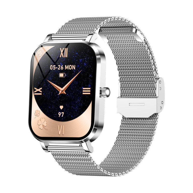 Women Fashion Smart Watch Bluetooth Calling Wristwatch MK90 Health Monitoring Sports Fitness Tracker