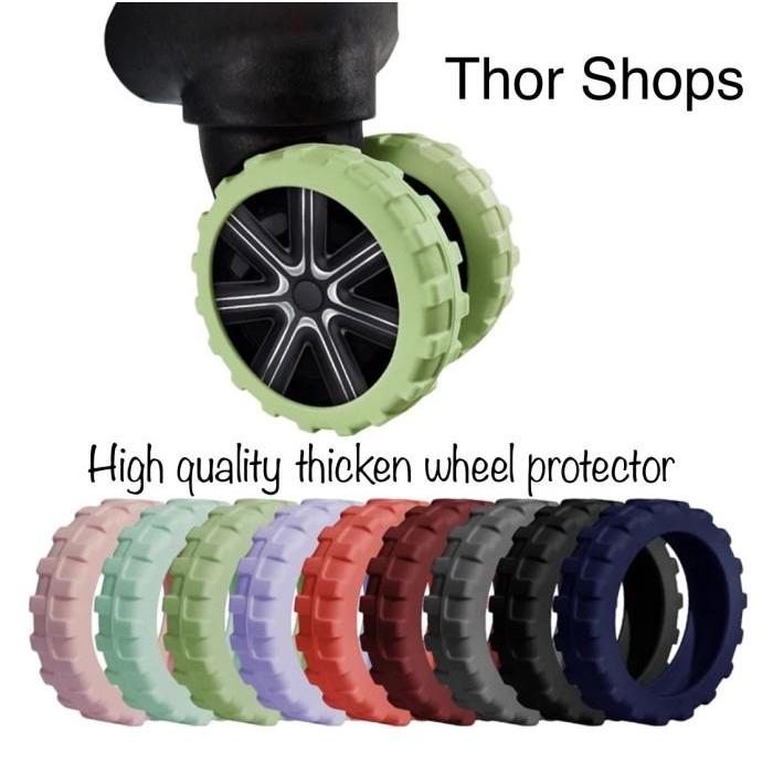 KARET PELINDUNG RODA KECIL KOPER SILICONE SMALL WHEEL COVER