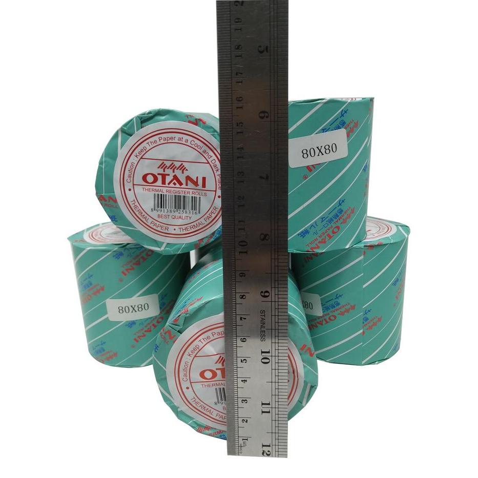 "New" KERTAS STRUK THERMAL OTANI 80 X 80 BLACK THERMAL PAPER ROLL OTANI