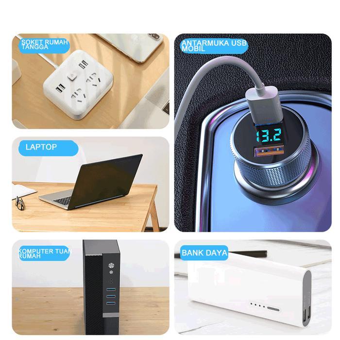 ZACRO KIPAS ANGIN MOBIL /KIPAS ANGIN PORTABLE/KIPAS MOBIL USB PLUG