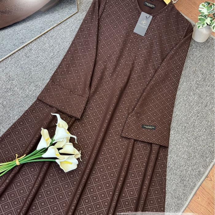 PREMIUM Zaenab Abaya Gamis Embos Abaya Syari Gamis Terlaris Hitam Putih Dress Panjang Cantik Lembut