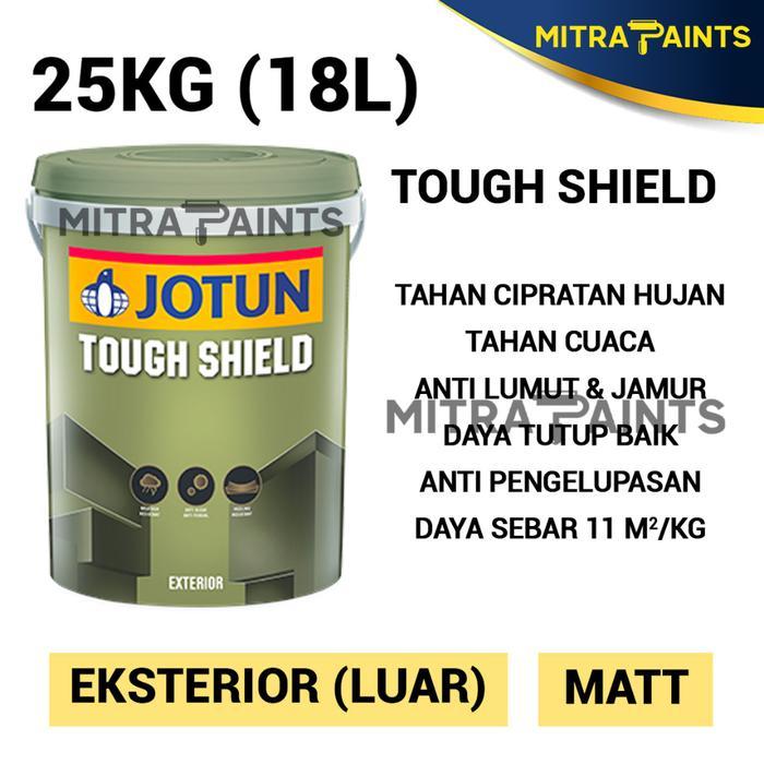 CAT TEMBOK EXTERIOR JOTUN TOUGH SHIELD 18 LITER 25 KG PAIL / WARNA CUSTOM TINTING