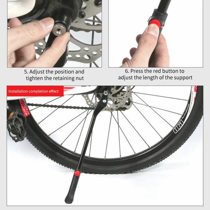 STANDAR SEPEDA QR QUICK RELEASE KICKSTAND STANDAR SEPEDA MTB ROADBIKE