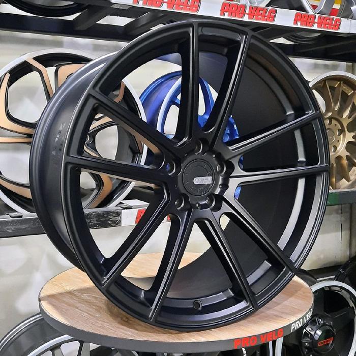 Velg Mobil Ring 19 Celong/Belang PCD 5×112 Lion Heart Wheel LP511 - Satin Black, ring 19