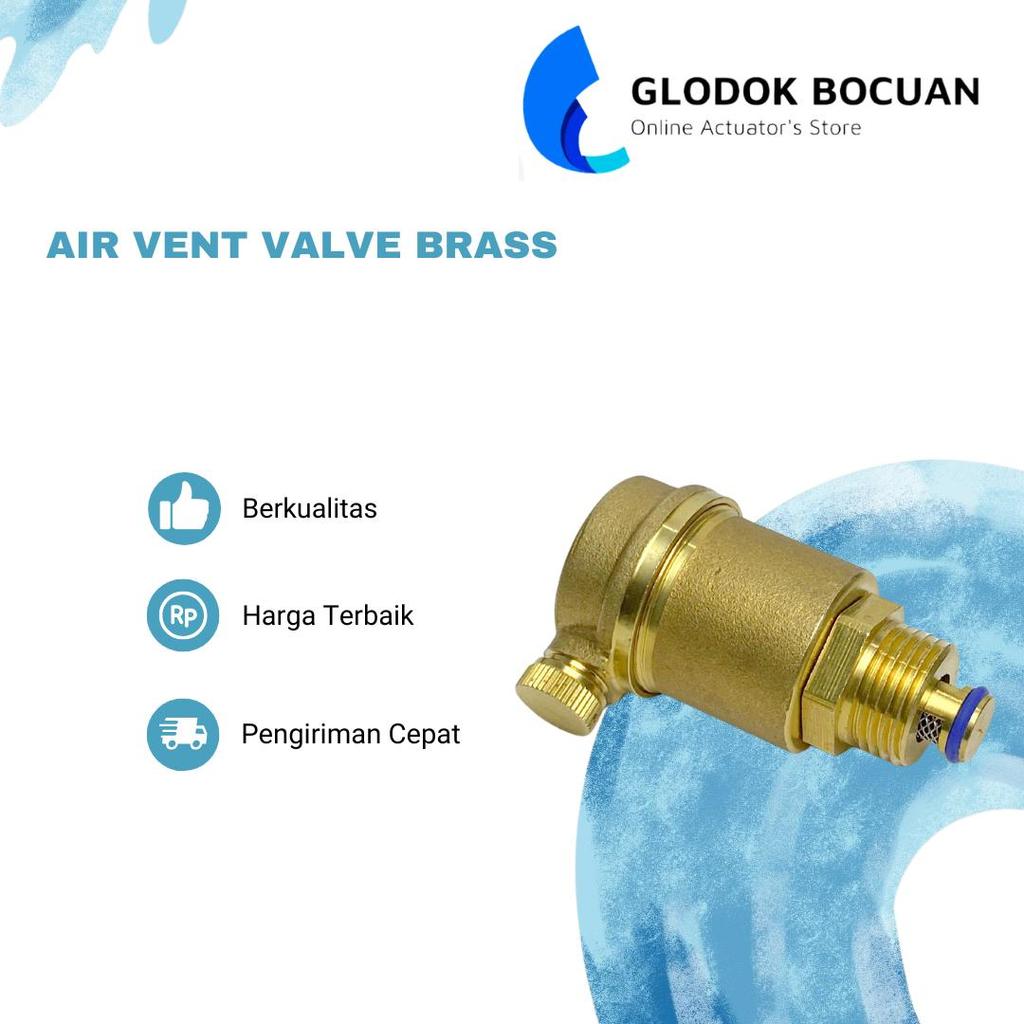 1" Air Vent Valve Brass / Automatic Air Vent Valve Kuningan 1"