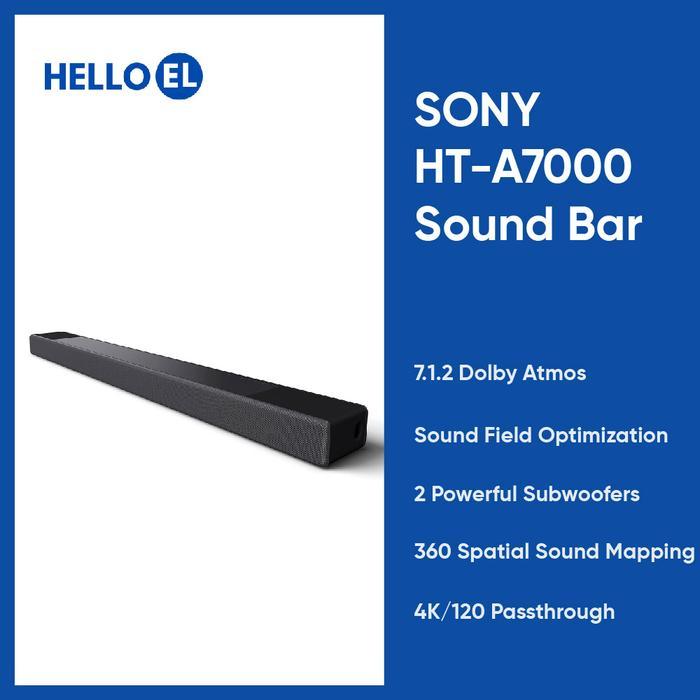 Sony Ht-A7000 Ht A7000 Dolby Atmos 360 7.1.2 500W Sound Bar Soundbar