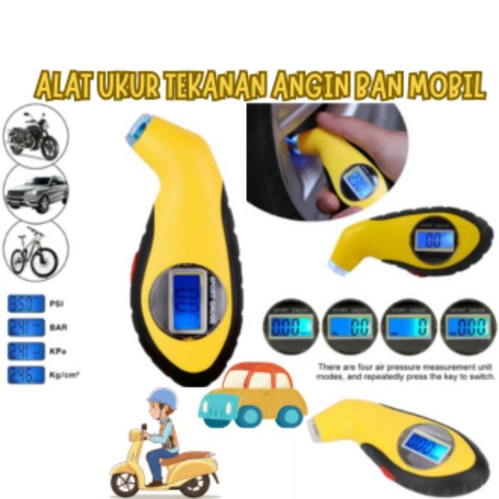 Alat Ukur Tekanan Angin Ban Mobil Motor Truk Digital Bukan Tekiro Alat Cek Tekanan Ban Ringan Akurat