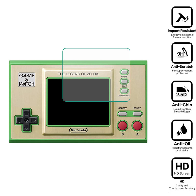 Tempered Protect Display Screen Protector For Nintendo Game Watch Console Cover Protection