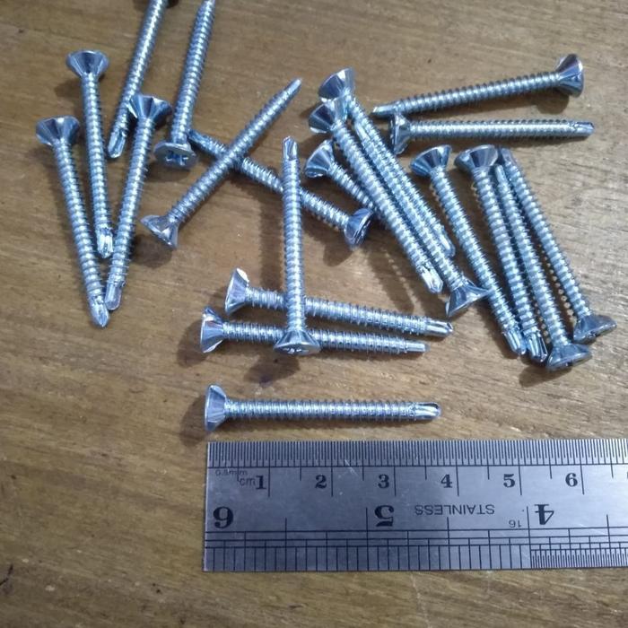 "New" #6x1,5'' Sekrup GRC SDS / kalsiboard / Calci Screw 4cm