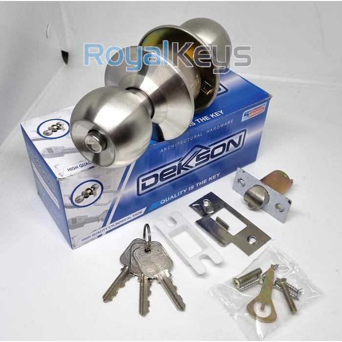 Kunci Pintu Bulat Dekson Dekkson KCBL 8587 ET Handle Knob Kamar Mandi