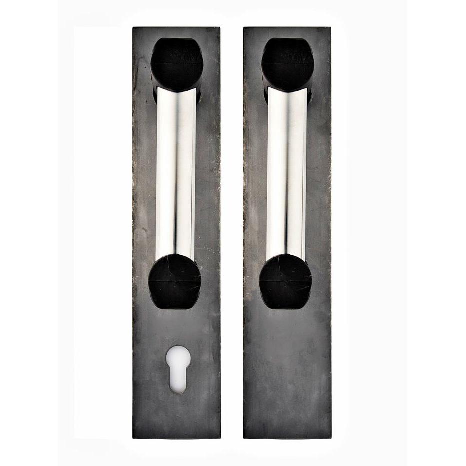 Handle Handel Stainless Combined Pintu Folding Gate Harmonika