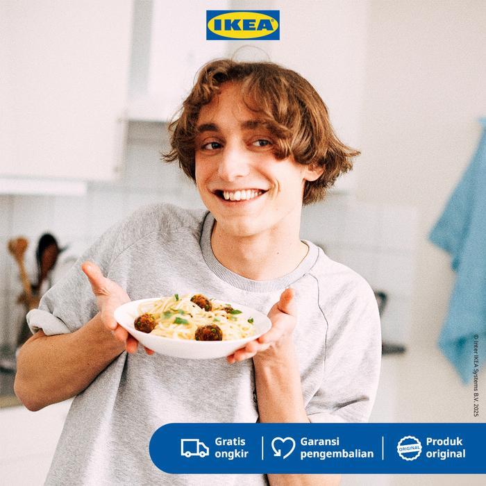 IKEA OFTAST Piring Makan Cekung Bahan Kaca Tempered Putih 20cm