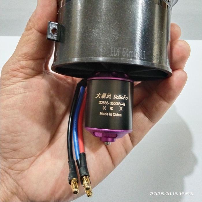 XXD EDF 64MM + BRUSHLESS MOTOR 2836 3500KV 4S 11 BLADE