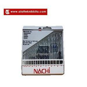 Matabor Besi Set Nachi/Mata Bor Besi Set 1-10mm 19pcs Plastic Case